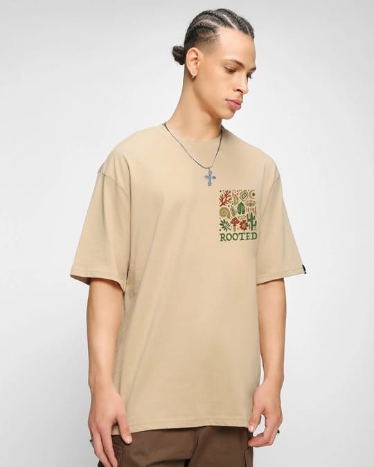 Rooted Nature Graphic Oversized t-shirt